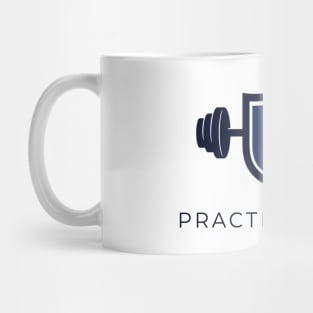 Practice Brave - Blue Mug